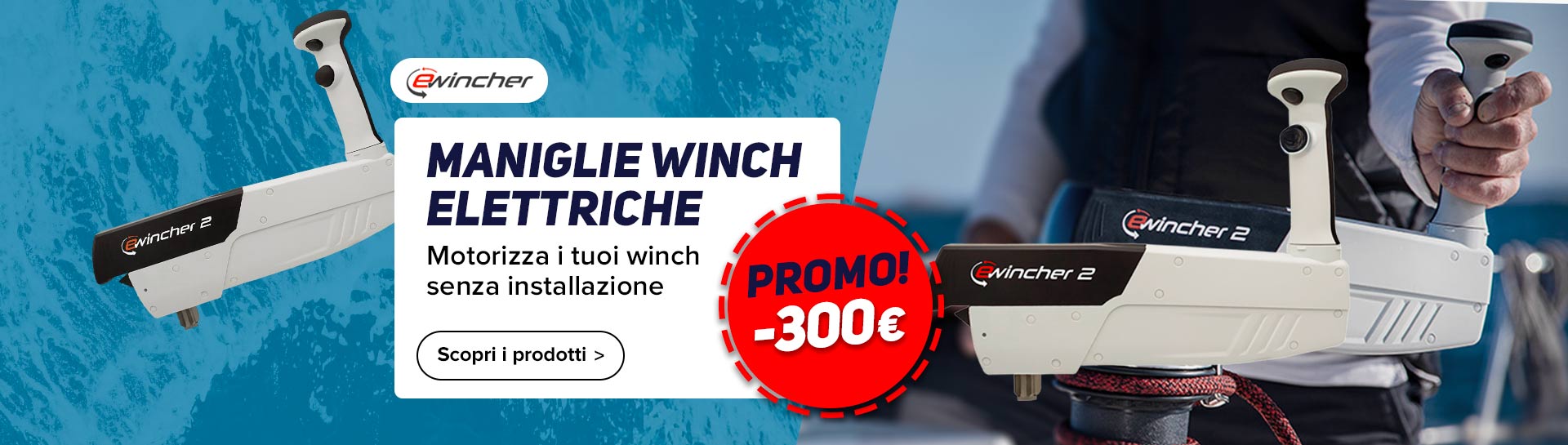 Ewincher2 Maniglia Winch Elettrica in Promozione