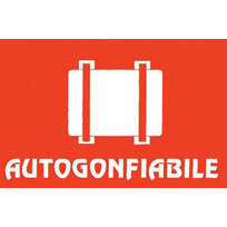 Adesivo segnale “Autogonfiabile” 12,7 x 8 cm