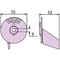 Anodo a pinna per Suzuki - 70 mm