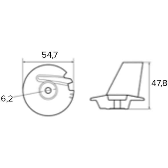 Anodo per Tohatsu / Nissan 140 HP