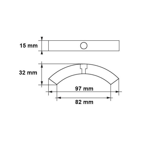 Anodo Volvo Penta collare in 3 settori per eliche 4 pale