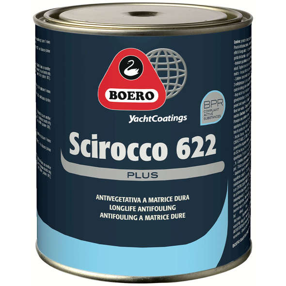 Antivegetativa Boero Scirocco 622 Plus - Nero 2,5 lt.