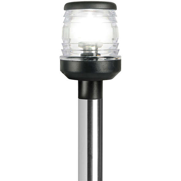 Asta luminosa Aerodinamics LED 360° abbattibile 60 cm - Nera