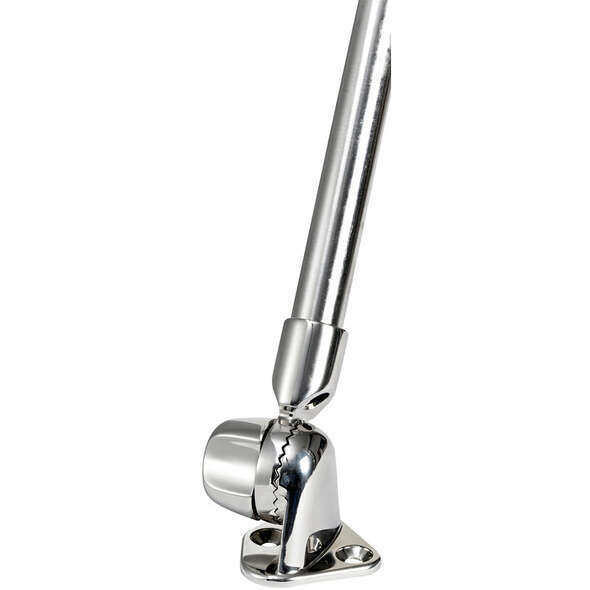 Asta luminosa Aerodinamics LED 360° abbattibile 60 cm - Nera