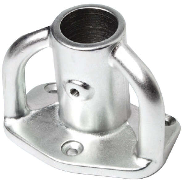 Base candeliere alluminio anodizzato 90°