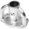 Base candeliere alluminio anodizzato 90°