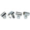 Base inox “T” apribile microfusa 90° x tubo 22 mm.