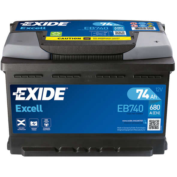 Batteria Exide Excell EB620 62 Ah