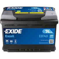 Batteria Exide Excell EB740 74 Ah