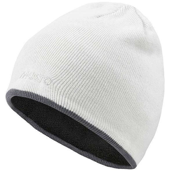 Berretto Musto in Micropile - Bianco ghiaccio