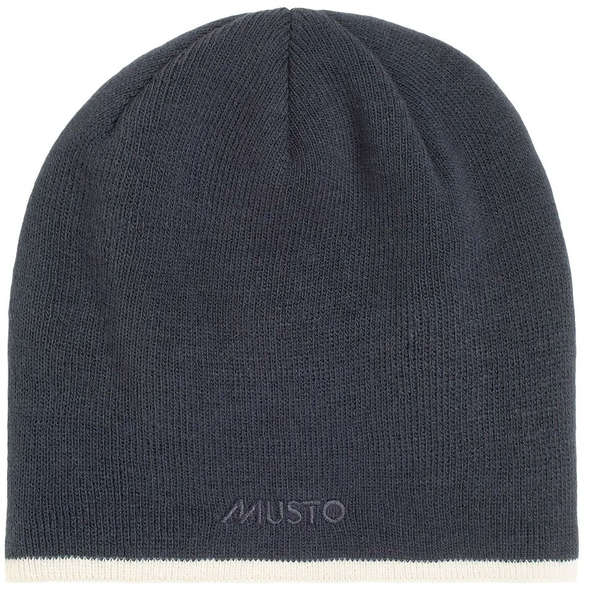 Berretto Musto in Micropile - Navy