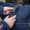 Borsa Musto in tela con chiusura arrotolabile - Navy
