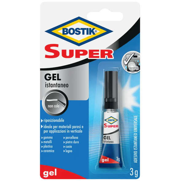 Bostik Adesivo Super Gel 3 gr
