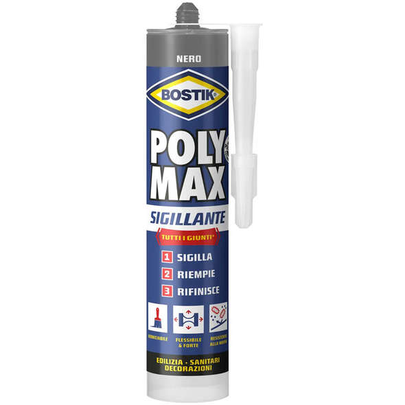 Bostik Poly Max Sigillante 280 ml. Nero