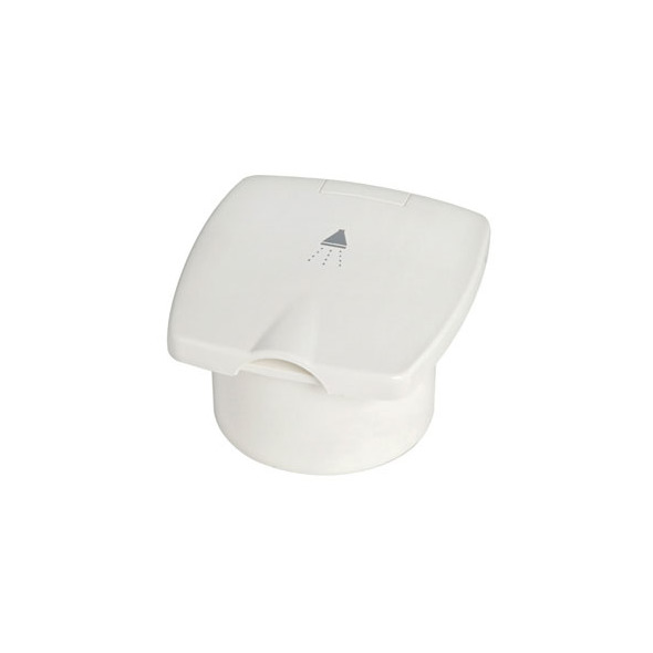 Box doccia “New Edge” crema con doccia Boris e tubo mt 2,50