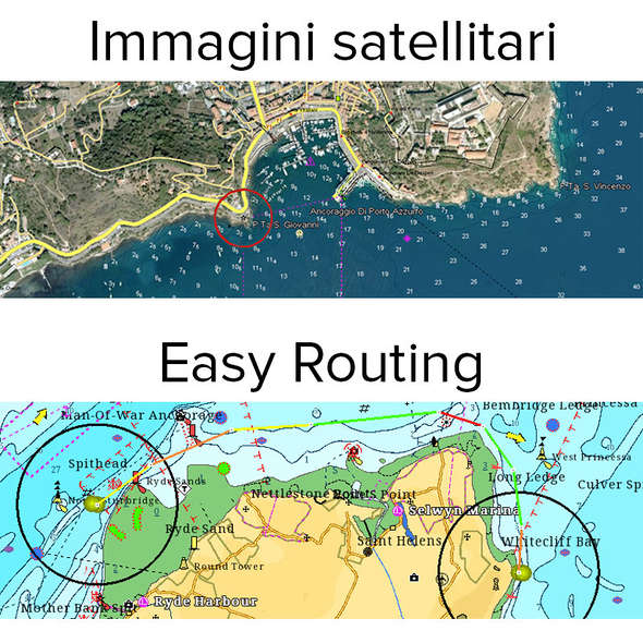 C-Map Cartografia 4D Coste Tirreniche e Isole SD/micro SD