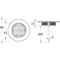Caricabatterie wireless invisibile ROKK Sub - 10 W