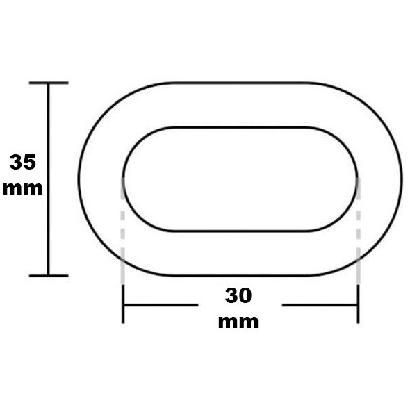 Catena ancora calibrata zincata 10 mm - 100 m