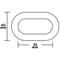 Catena ancora calibrata zincata 12 mm - 25 m
