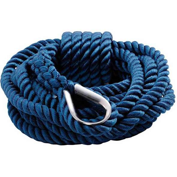 Savage Island Coppia Cime Di Ormeggio Per Barca - 14mm X 8 Metri - Intrecciate Con Gassa Impiombata E Termosaldata - 6