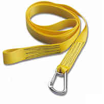 Cinghia con moschettone per cinture di sicurezza