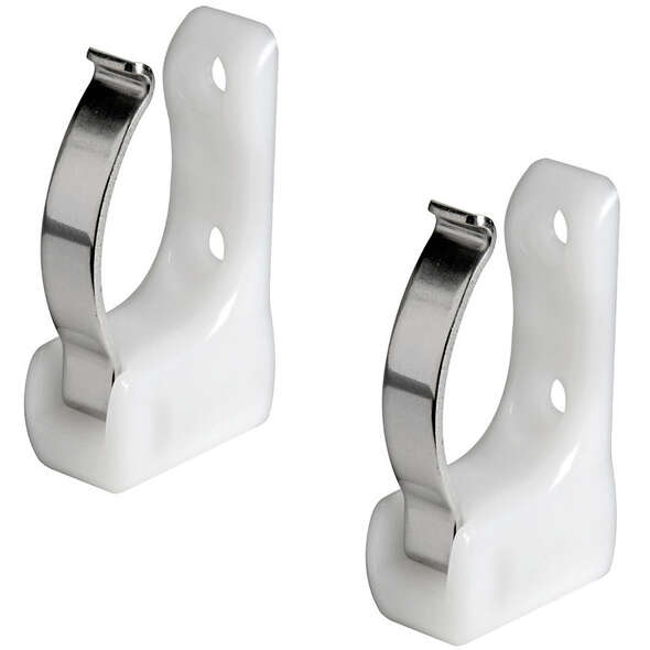 Clip a molla per fissaggio ganci d'accosto
