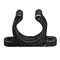 Clip ferma remi nero - 25 mm