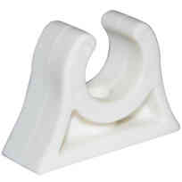 Clip santoprene bianca - 19/20 mm