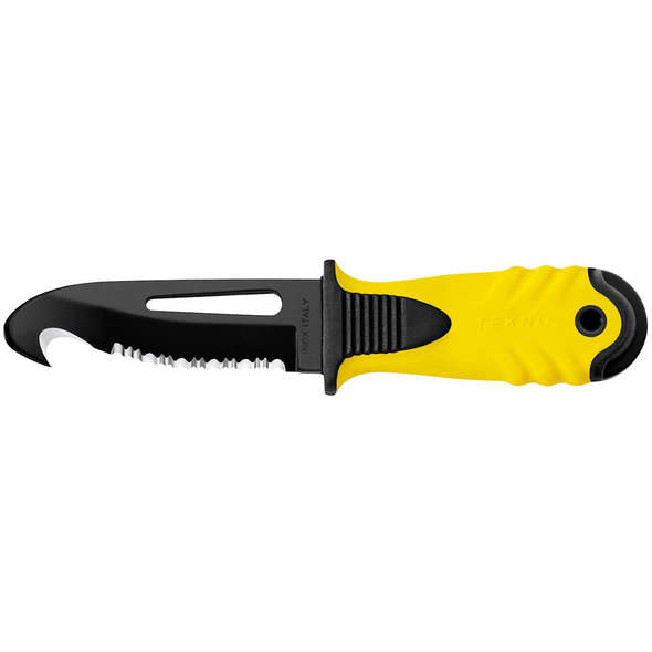 Coltello salvataggio Inox Tekno Rescue X - Giallo