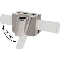 Coppia basi acciaio inox per pulpito - Sistema Mickey
