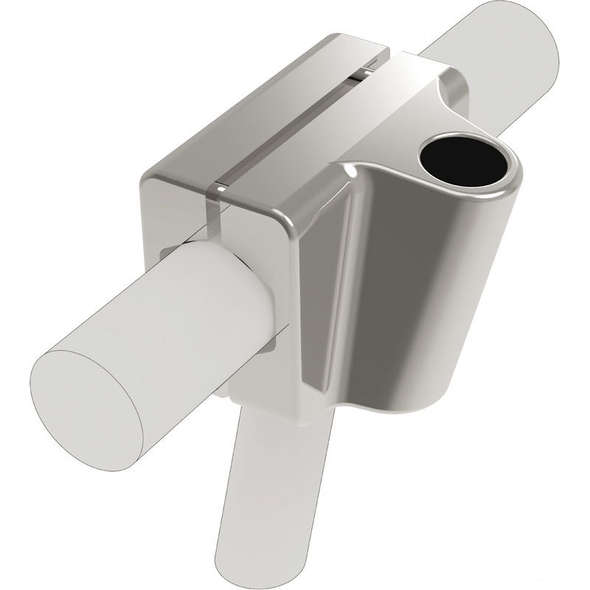 Coppia basi acciaio inox per pulpito - Sistema Mickey