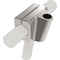 Coppia basi acciaio inox per pulpito - Sistema Mickey