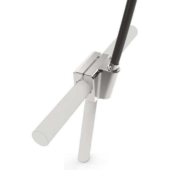 Coppia basi acciaio inox per pulpito - Sistema Mickey