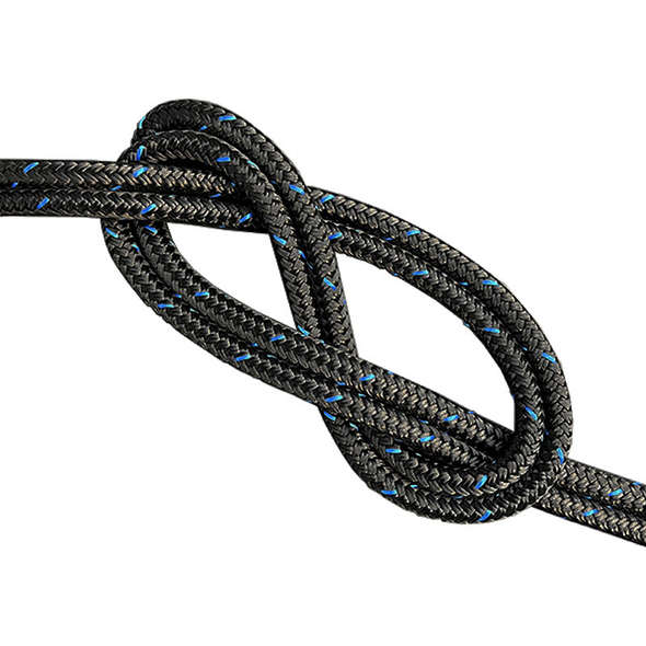 Doppia treccia Ormeggio Gottifredi Maffioli Nylon Braid 10 mm - Nero