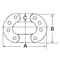 Falsa maglia inox per catena calibrata mm 12