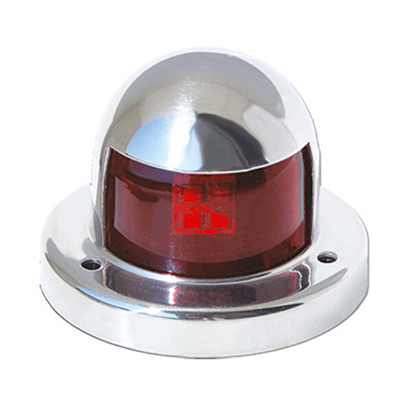 Fanale di via a LED Inox - Rosso 112,5°