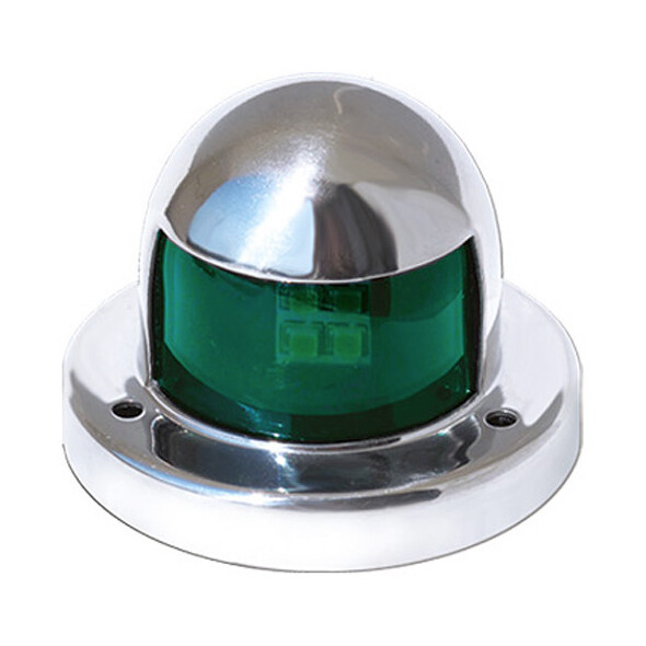 Fanale di via a LED Inox - Verde 112,5°