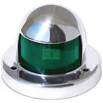 Fanale di via a LED Inox - Verde 112,5°