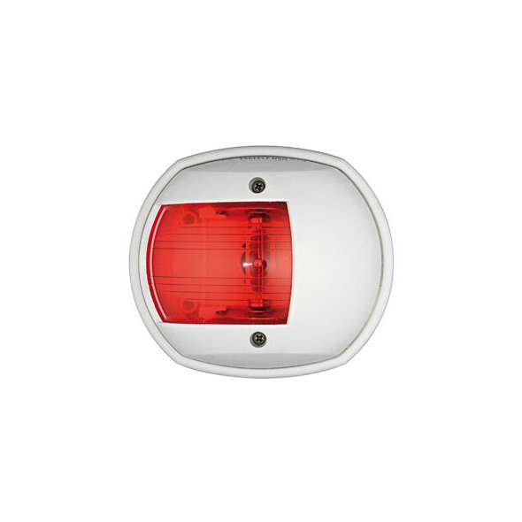 Fanale di via “Classic 12”. Cassa bianca Luce rossa 112,5°