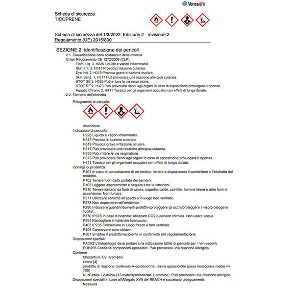 Fondo Veneziani Ticoprene Al - 2,5 Lt.