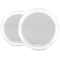 Fusion altoparlanti serie FM FM-F77RW Flush Mount da 7.7 - Rotondi Bianchi