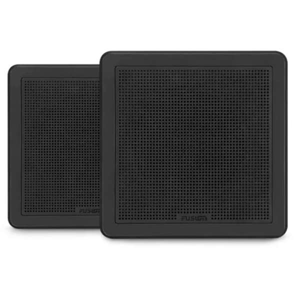 Fusion altoparlanti serie FM FM-F77SB Flush Mount da 7.7 - Quadrati Neri