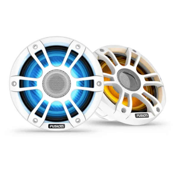 Fusion altoparlanti SG-FL773SPW da 7.7 280W - griglia sport bianca con LED