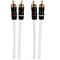 Fusion MS-RCA12 Cavo RCA 2 vie doppia schermatura - 3.6 mt/12 FT