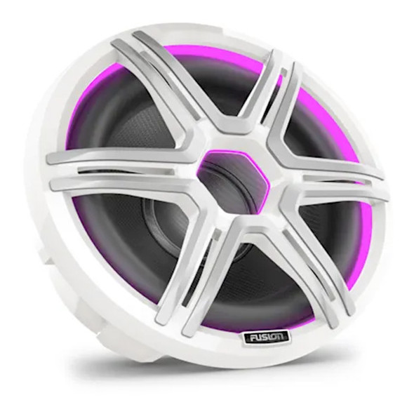 Fusion subwoofer Apollo AP-SL12SPW da 12" LED - griglia Sport bianca