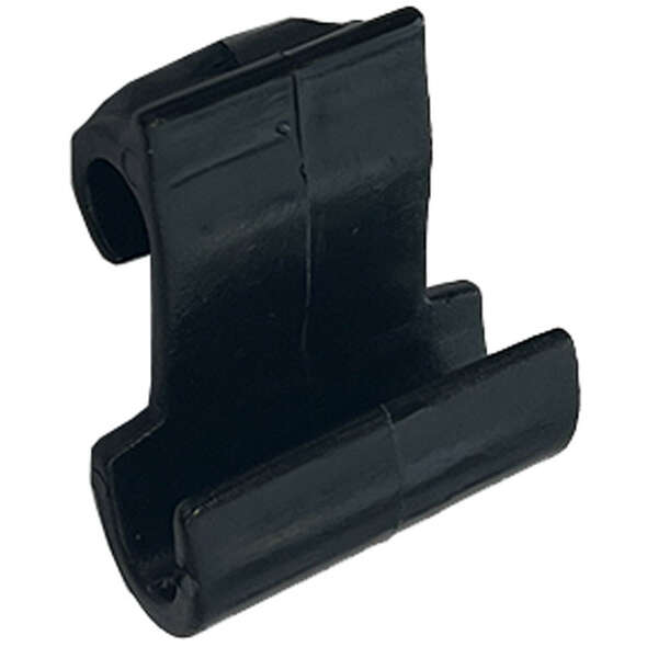 Gancio in plastica per nastro 25 mm - Nero