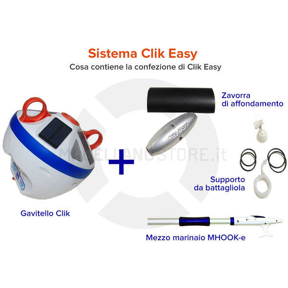 Gavitello Autoaffondante Clik Easy - Radiocomando integrato 