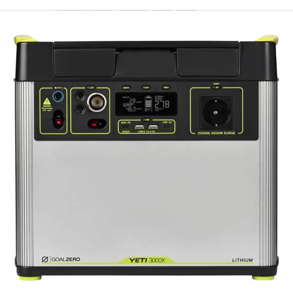 Generatore di corrente portatile Goal Zero Yeti 3000X con inverter AC da 2000W - 3032 Wh 