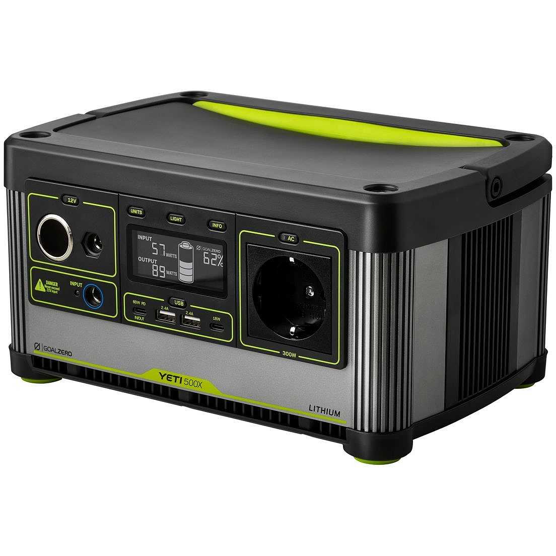 Generatore di corrente portatile Goal Zero Yeti 500X - Lithium 505Wh in  Vendita Online