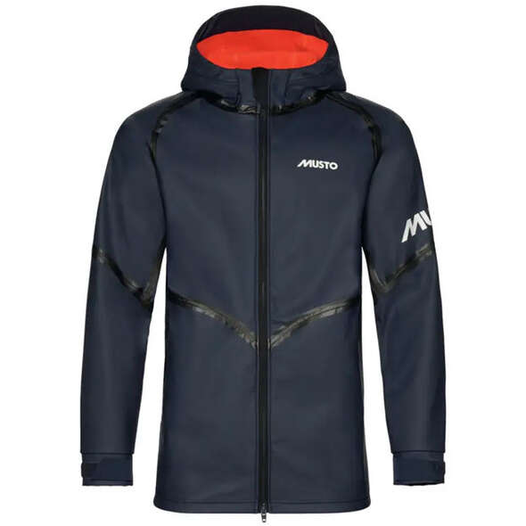 Giacca con cappuccio Musto Champ Aqua - Navy